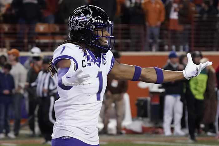 TCU wide receiver Quentin Johnston